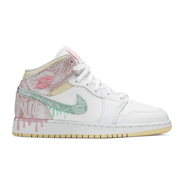 Air Jordan 1 Mid Paint Drip ürün görseli 1