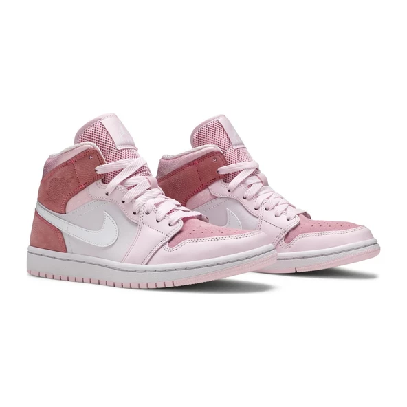 Air Jordan 1 Mid Digital Pink - Resim 2