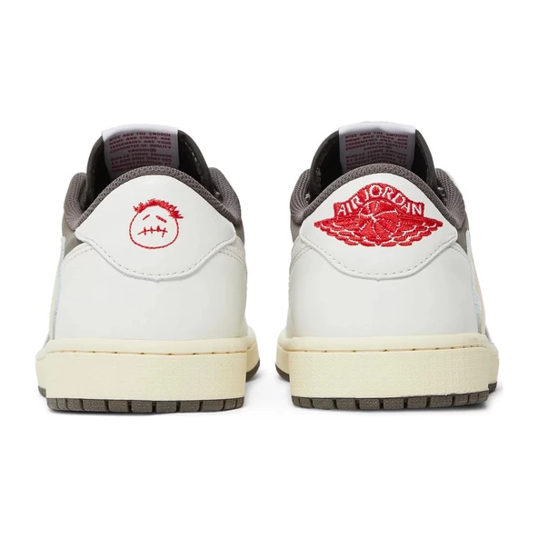 Air Jordan 1 Low x Travis Scott Reverse Mocha - Resim 4