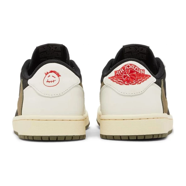 Air Jordan 1 Low x Travis Scott Olive - Resim 4