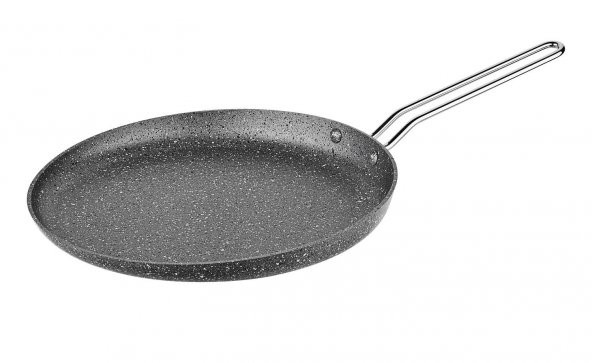 OMS Granit Krep Tava 32 cm Gri 3234 ürün görseli 1
