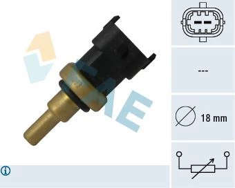 SU SICAKLIK SENSÖRÜ ASTRA J-CORSA D-E-COMBO-MERIVA B-LINEA-GRANDE PUNTO-500L-DOBLO- NEMO-BIPPER 1.3 CDTI-HDI-MTJ ürün görseli 1