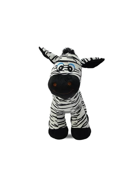 Oyuncak Peluş Zebra 30 Cm - Uyku Ve Oyun Arkadaşı Peluş Oyuncak ürün görseli 1