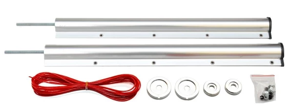 Cam Balkon Ve Pvc Uyumlu Alüminyum Balkon Çamaşır Kurutma Askısı Eloksal ürün görseli 1