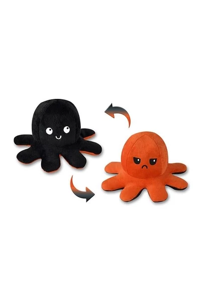 Mood Değiştiren Ahtapot Yastık Çift Yüzlü Ahtapot Peluş 20 Cm - Uyku Ve Oyun Arkadaşı Peluş Oyuncak ürün görseli 1