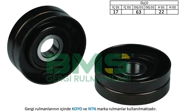 ALTERNATÖR GERGİ RULMANI ASTRA G-H-J-CORSA D-INSIGNIA-MERIVA-VECTRA C-ZAFIRA-CRUZE 1.6-1.8 ürün görseli 1