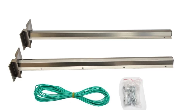 Duvar Bağlantılı Alüminyum Çamaşır Kurutmalık Bronz ürün görseli 1