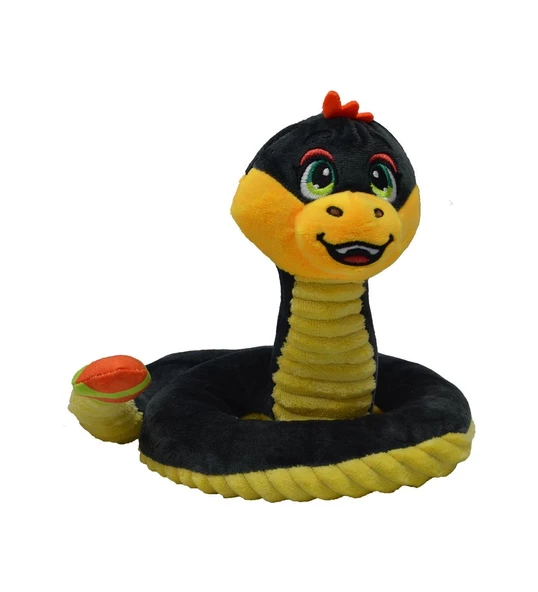 Yılan Peluş Oyuncak Çıngıraklı Sevimli Yılan Peluş 25 Cm - Uyku Ve Oyun Arkadaşı Peluş Oyuncak ürün görseli 1