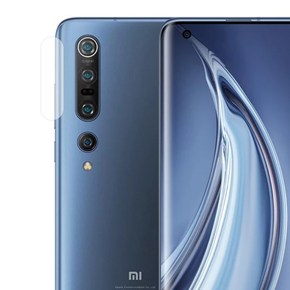 Xiaomi Mi 10 Pro Kamera Lens Koruyucu Nano Cam Şeffaf Tam Kaplama ürün görseli 1