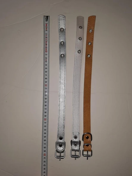 HAZ Suni Deri Köpek Boyun Tasma 2cm-40cm ürün görseli 1