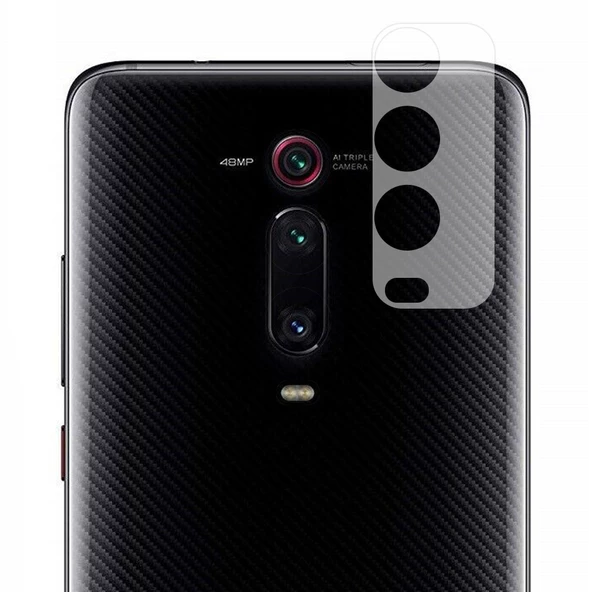 Xiaomi Mi 9T Kamera Lens Koruyucu Nano Cam Şeffaf Tam Kaplama ürün görseli 1