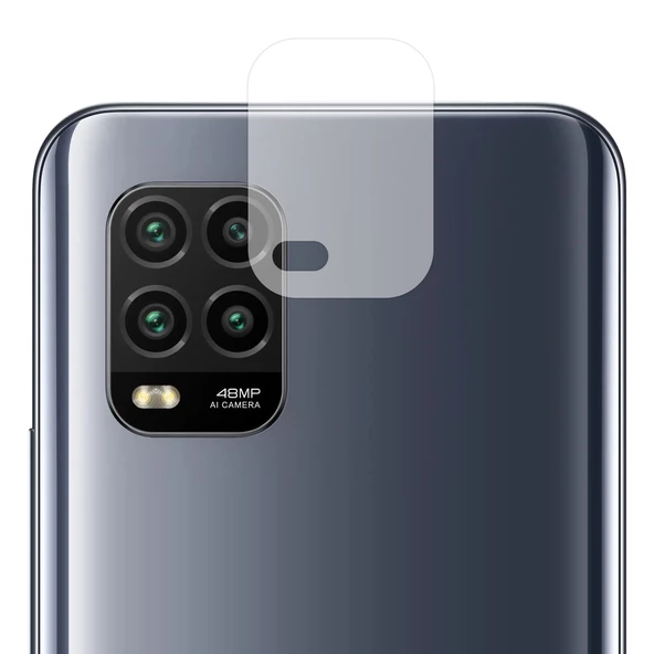 Xiaomi Mi 10 Lite Kamera Lens Koruyucu Nano Cam Şeffaf Tam Kaplama ürün görseli 1