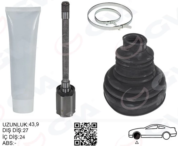 AKS MILI ÖN SAĞ BMW F20 F22 F30 F32 F33 F34 F36 xDrıve 474MM ürün görseli 1