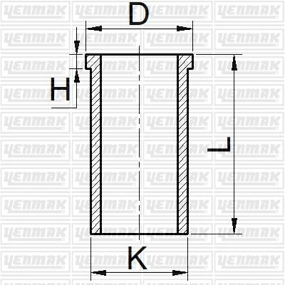 MOTOR GÖMLEĞİ KNG-EXP-R19 DZL 1900 80.00 ÇAP STD ürün görseli 1