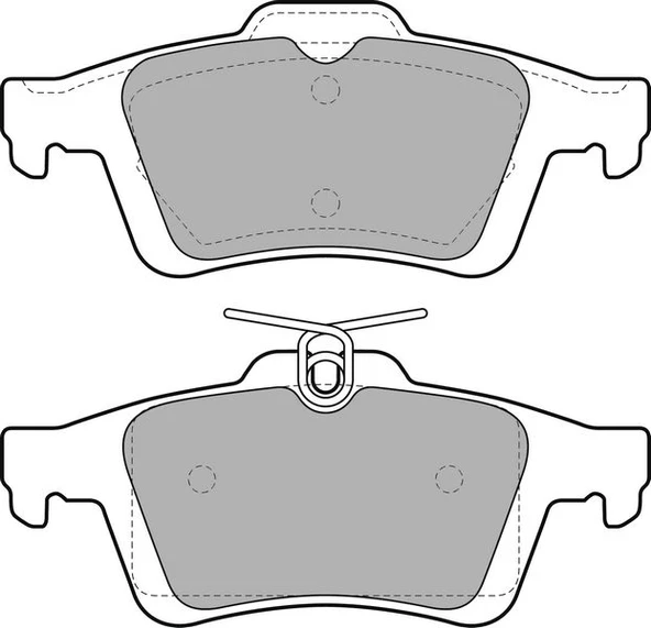 ARKA BALATA FOCUS II CMAX 03 CONNECT 02 LAGUNA III 07 OPEL VECTRA C 02 SIGNUM 03 CITROEN C5 08 PEUGEOT P508 10 18 1647875980-4254.A8 ürün görseli 1