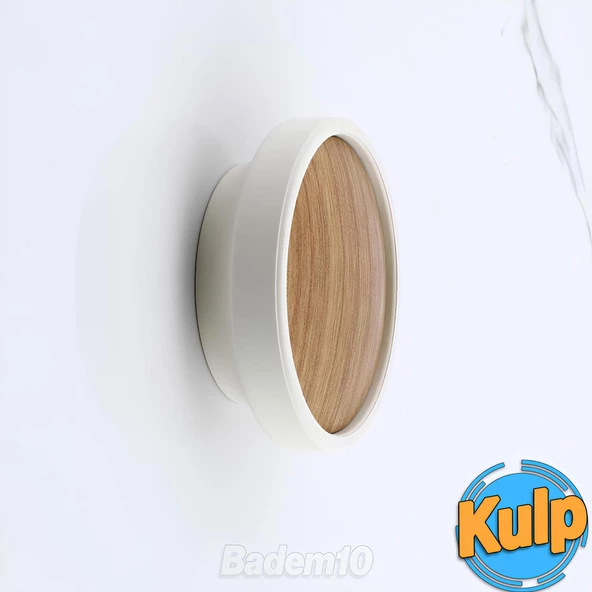 Dolunay Kulp Düğme Ahşap Desenli Aytaşı Çekmece Mutfak Mobilya Dolabı Dolap Kulpu Kulbu Kulpları ürün görseli 1