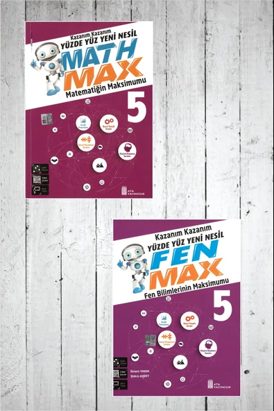 Ata 5.Sınıf Matematik Max-Fen Bilimleri Max(Yüzde Yüz Yeni Nesil) ürün görseli 1