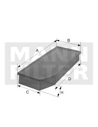 HAVA FILTRESI BMW B48 B58 F20 F30 F21 F22 F23 F32 F33 F34 F36 ürün görseli 1