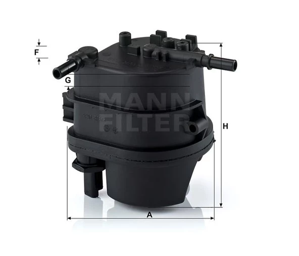 YAKIT FİLTRESİ MÜŞÜRLÜ BIPPER-NEMO-P307-P207-P206-C3-C2 1.4 HDI-FUSION-FIESTA 1.4TDCI ürün görseli 1