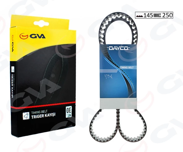 TRİGER KAYIŞI 145x250 GOLF7-A3-LEON-PASSAT-TİGUAN 1.6-2.0TDİ 13 CLHA/B-DCXA-CRLB-CUVC-CRKA-CRKB- CXXA/B-DBKA ürün görseli 1