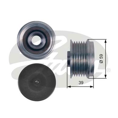 ALTERNATÖR KASNAĞI RULMANLI CADDY IV-GOLF 7-PASSAT 14 A3 12 A4 13-15 IBIZA 08-10 LEON 13 OCTAVIA ürün görseli 1