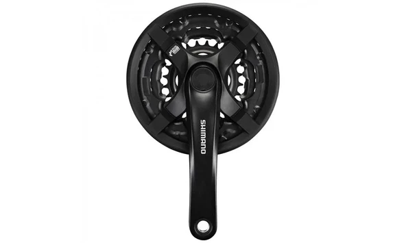 SHIMANO FC-TY501 AYNAKOL ÜÇLÜ 6/7/8 VİTES 48/38/28T 170MM SİYAH ürün görseli 1