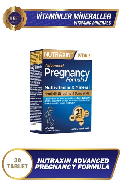 NUTRAXIN PREGNANCY FORMULA 30 TABLET ürün görseli 1