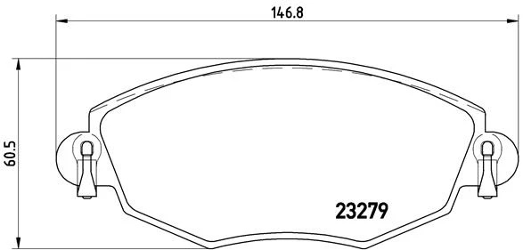 ON FREN BALATASI MONDEO III 00 07 JAGUAR X TYPE 04 09 ürün görseli 1