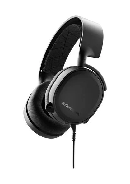 SteelSeries Arctis 3 2019 Edition 7.1 Kablolu Mikrofonlu Kulak Üstü Oyuncu Kulaklığı Siyah ürün görseli 1