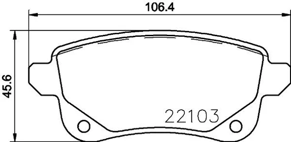 ARKA BALATA RENAULT MEGANE IV 15 ESPACE V 15 MEGANE IV GRANDTOUR 16 TALISMAN 15 ürün görseli 1