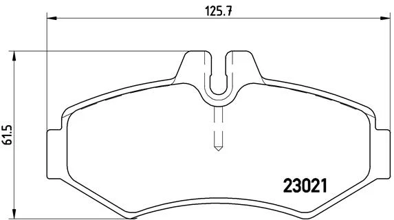 FREN BALATASI ARKA MERCEDES W463 B901 B904 . VW LT 28-35-46 ürün görseli 1