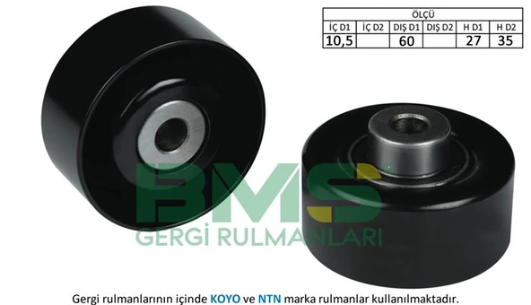 ALTERNATÖR GERGİ RULMANI FORD TOURNEO CONNECT 04 14 1.8 TDCİ ürün görseli 1