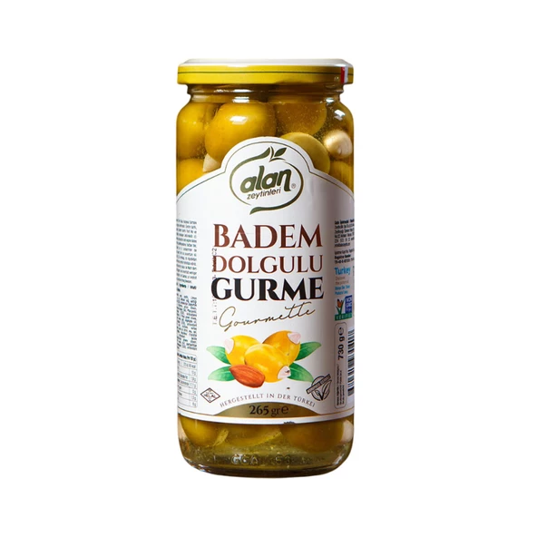 Alan Badem Dolgulu Yeşil Zeytin Gurme 265 g e ürün görseli 1