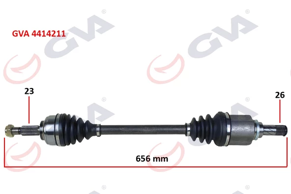 KOMPLE AKS SOL SYMBOL-THALIA/LOGAN II 1.5 DCI 12- ABS LI ürün görseli 1