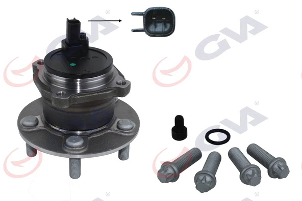 ARKA TEKER PORYASI RULMANLI FOCUS C-MAX 07 11 -FOCUS II 04 11 ABS Lİ 5 BİJON SENSOR DAHIL ürün görseli 1