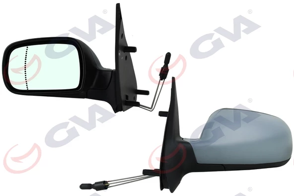 DIŞ DİKİZ AYNASI SOL XSARA 03 MEKANİK ASTARLI ASFERİK VM-6146PAL ürün görseli 1