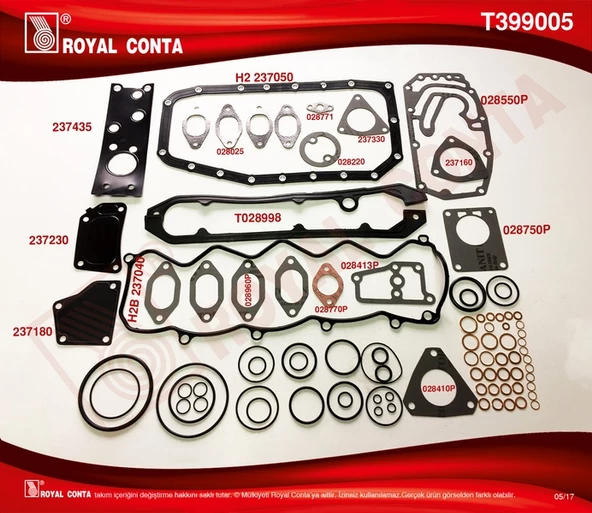 MOTOR TAKIM CONTA SKC SİZ DUCATO 2.8 D 98-02 ürün görseli 1
