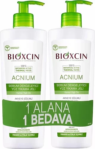 BIOXCIN ACNIUM JEL 500ML 1+1 HEDİYE ürün görseli 1