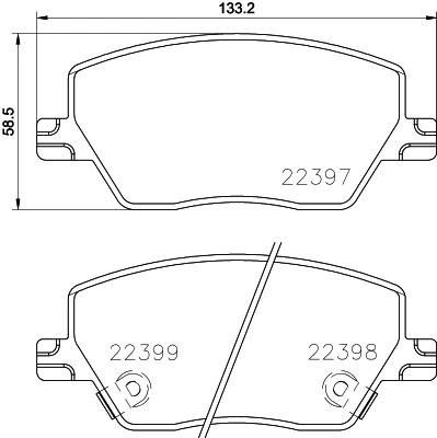 ÖN BALATA SUZUKI SX4 1.6 13 VITARA 1.6 15 ürün görseli 1