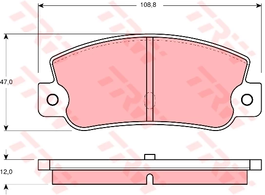 ARKA BALATA FIAT CROMA 1.6/2.0/2.0ie/2.0ie TURBO/1.9T/2.5D/2.5TD TMPR 2.0ie ürün görseli 1