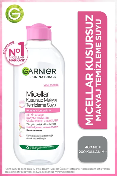 Garnier Micellar Kusursuz Makyaj Temizleme Suyu 400 ml ürün görseli 1