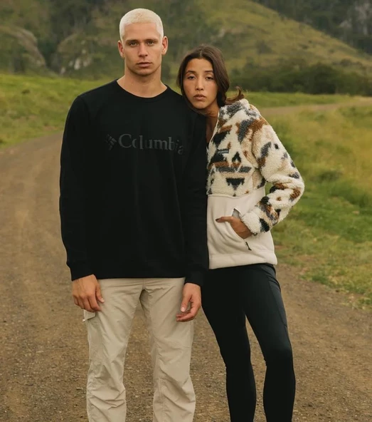 Columbia M Columbia Logo Sweatshirt - Resim 6