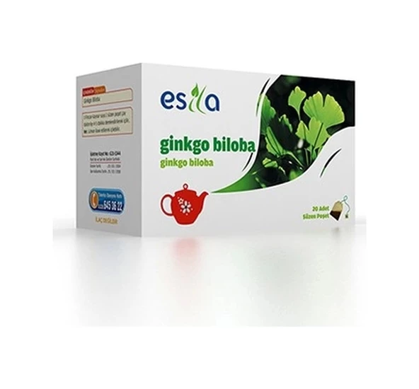 Esila Ginkgo Biloba Süzen Poşet Çay 20 x 2 G ürün görseli 1