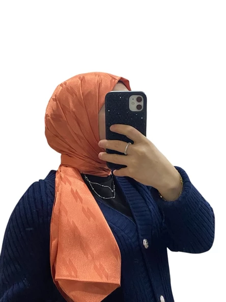 JAKARLI MERDİVEN DESENLİ ŞAL 1009 - Resim 5