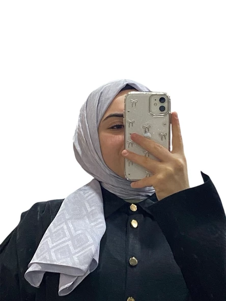 JAKARLI LABİRENT DESENLİ ŞAL 1008 - Resim 10