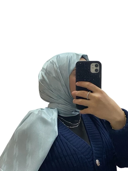 JAKARLI MERDİVEN DESENLİ ŞAL 1009 - Resim 11