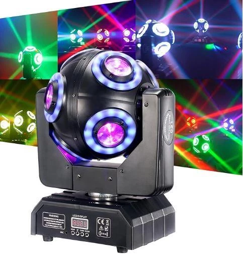 DJ PRO LED 8X10 WATT 360' MOVİNG HEAD RGB ROBOT IŞIK ürün görseli 1