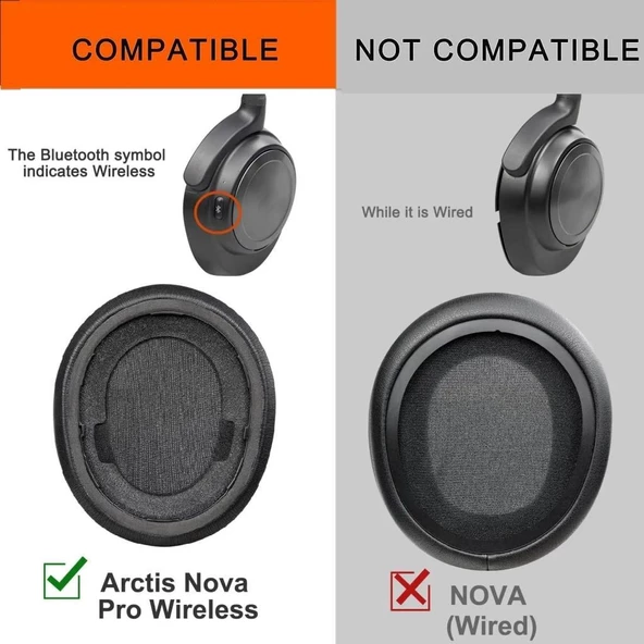 Steelseries Arctis Nova Pro Wireless Uyumlu Kulaklık Pedi - Resim 3
