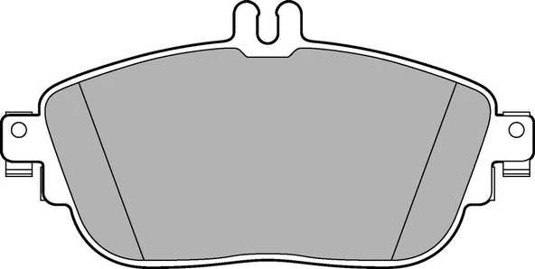 FREN BALATASI ON MERCEDES W176 W246 C117 X117 X156 ürün görseli 1