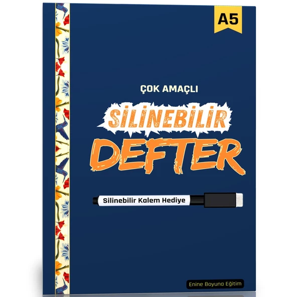 YAZ-SİL Defter-A5 (Kalem Hediyeli) ürün görseli 1